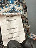 Lush 100% Polyester Paisley Blue 3/4 Sleeve Blouse Size L - photo 8