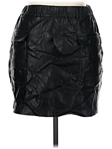 BB Dakota Faux Leather Skirt (view 1)