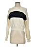 Sunday Best Color Block Ivory Pullover Sweater Size S - photo 1