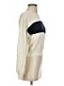 Sunday Best Color Block Ivory Pullover Sweater Size S - photo 4