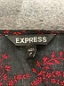 Express 100% Rayon Black 3/4 Sleeve Blouse Size M - photo 7