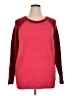 Torrid Color Block Red Pullover Sweater Size 1X Plus (1) - photo 1