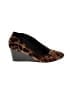 Taryn Rose Animal Print Brown Wedges Size 9 1/2 - photo 1