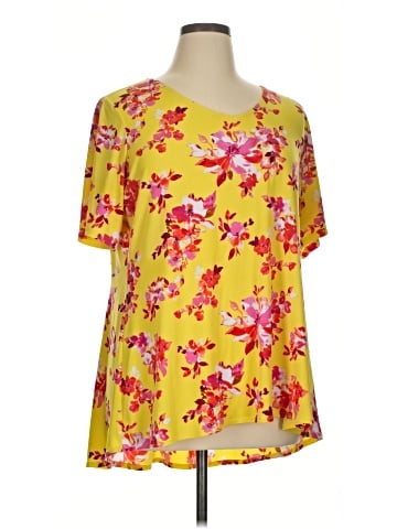 Susan Graver Short Sleeve Blouse (view 1)