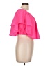 TCEC 100% Polyester Pink Short Sleeve Blouse Size L - photo 4