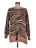 Aerie Animal Print Brown Pullover Sweater Size M - photo 1
