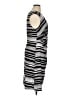 Roz & Ali Stripes Silver Cocktail Dress Size XL - photo 4
