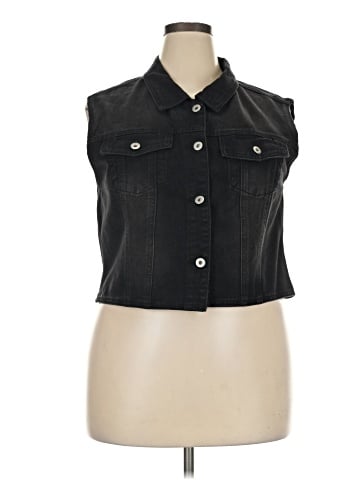 Unbranded Denim Vest (view 1)