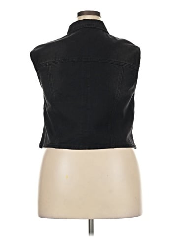 Unbranded Denim Vest (view 2)