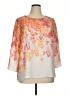 Rose + Olive 100% Polyester Orange 3/4 Sleeve Blouse Size XL - photo 1