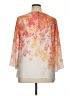 Rose + Olive 100% Polyester Orange 3/4 Sleeve Blouse Size XL - photo 2