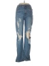 Fashion Nova Hearts Blue Jeans Size 13 - photo 1