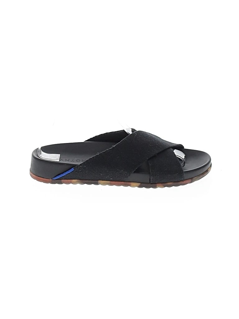 Pre-owned Rothys Sandals In Black