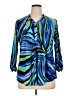 Cocomo Blue 3/4 Sleeve Blouse Size 1X - photo 1