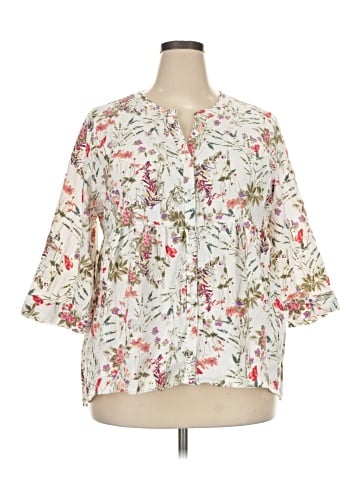 Jones New York 3/4 Sleeve Blouse (view 1)