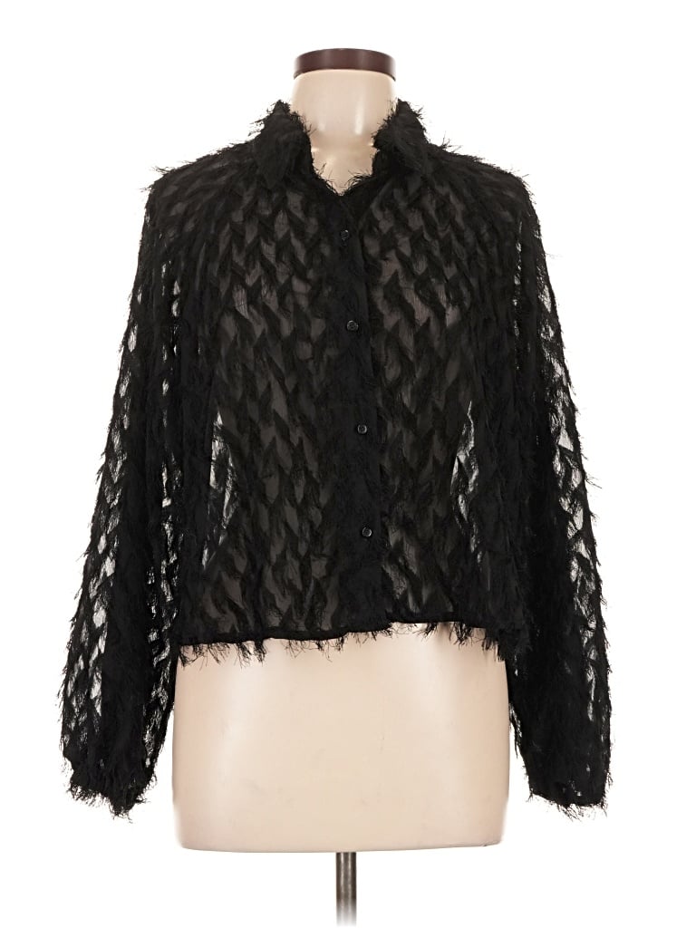 Express Long Sleeve Blouse In Black