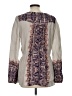 Free People Ivory Long Sleeve Blouse Size L - photo 2