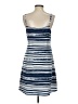 CAbi 100% Polyester Stripes Blue Casual Dress Size S - photo 2