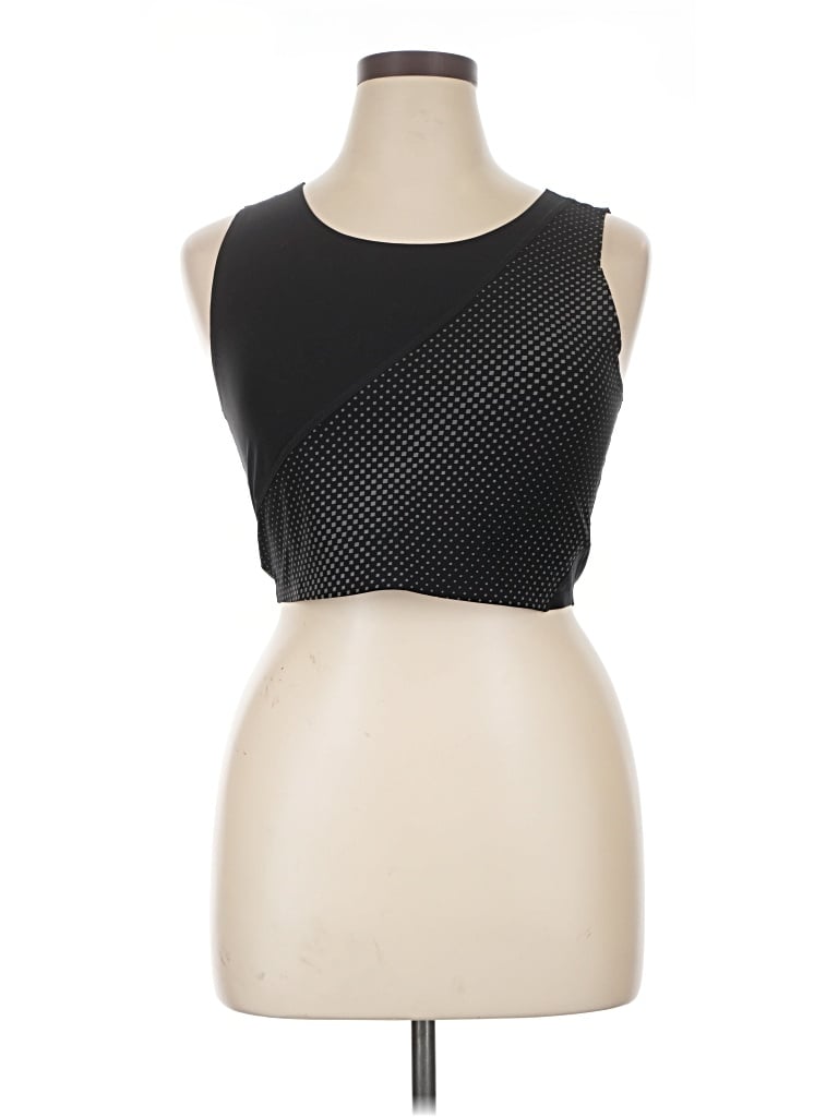 Pre-owned Spanx Tank Top Black Strapless Neckline Tops