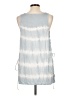 She + Sky Silver Sleeveless Top Size L - photo 2