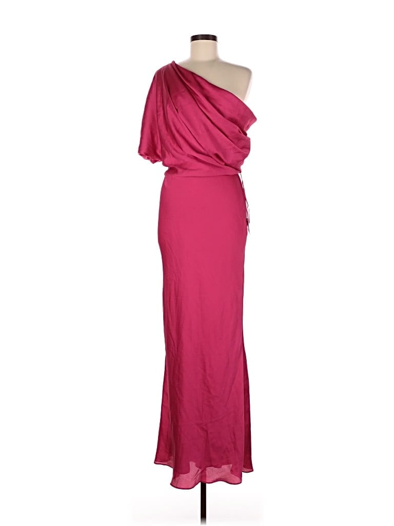 Amsale Cocktail Dress In Burgundy