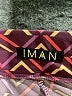IMAN Print Burgundy Casual Pants Size M - photo 7