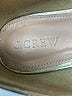 J.Crew 100% Leather Gold Silver Flats Size 8 - photo 3