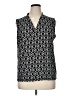 Kasper Black Sleeveless Blouse Size XL - photo 1