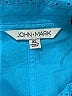 John Mark 100% Cotton Teal 3/4 Sleeve Button-Down Shirt Size XL - photo 6