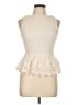 Zara Ivory Sleeveless Blouse Size L - photo 1