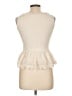 Zara Ivory Sleeveless Blouse Size L - photo 2