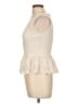 Zara Ivory Sleeveless Blouse Size L - photo 5