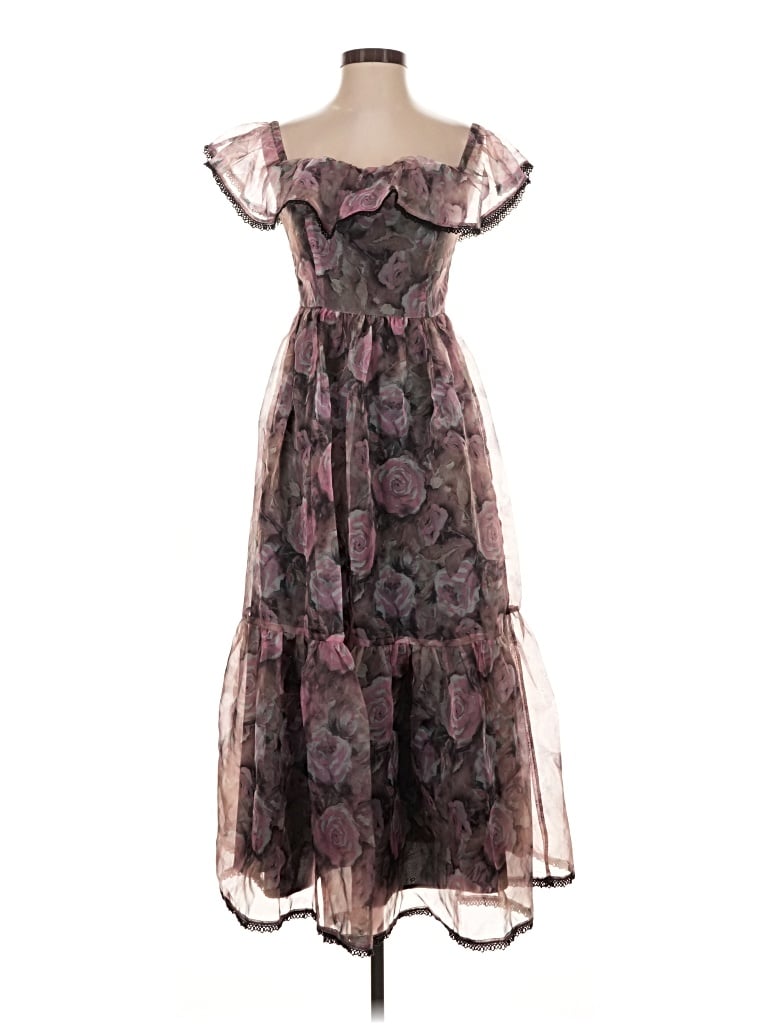 Pre-owned Cider Cocktail Dress In Purple
