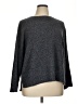 Gloria Vanderbilt Metallic Gray Pullover Sweater Size XL - photo 1
