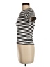 Paige Stripes Ivory Short Sleeve T-Shirt Size S - photo 5