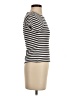 Paige Stripes Ivory Short Sleeve T-Shirt Size S - photo 4