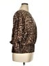 MICHAEL Michael Kors 100% Silk Animal Print Brown 3/4 Sleeve Silk Top Size 1X - photo 4
