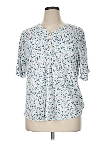 Croft & Barrow Short Sleeve Blouse (view 1)