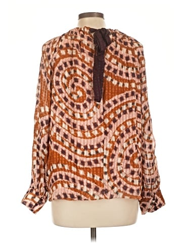 Marie Oliver 3/4 Sleeve Silk Top (view 2)