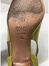 Prada 100% Leather Yellow Green Vintage Heels Size EU 40 - photo 6