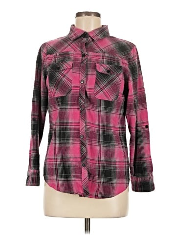 Nina Capri Long Sleeve Button-Down Shirt (view 1)
