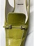 Prada 100% Leather Yellow Green Vintage Heels Size EU 40 - photo 8