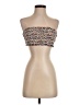 Tory Burch Brown Tube Top Size S - photo 1