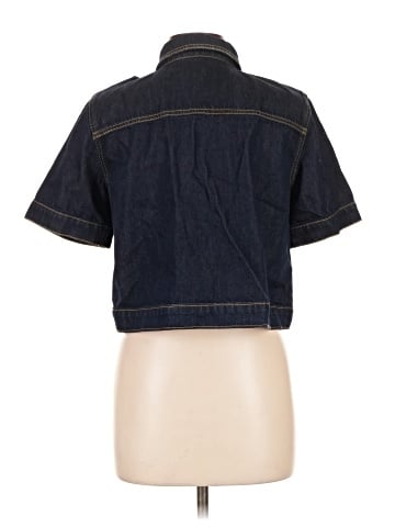 Ann Taylor LOFT Short Sleeve Button-Down Shirt (view 2)