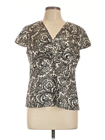 Ann Taylor Factory Short Sleeve Blouse (view 1)
