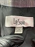 Le Suit Plaid Gray Blazer Size 10 - photo 3