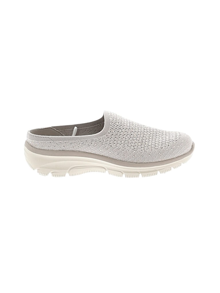 Pre-owned Skechers Mule/clog In Gray