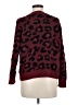 Only Animal Print Burgundy Pullover Sweater Size M - photo 2