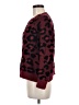 Only Animal Print Burgundy Pullover Sweater Size M - photo 5