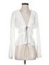 WAYF Ivory Long Sleeve Blouse Size S - photo 1